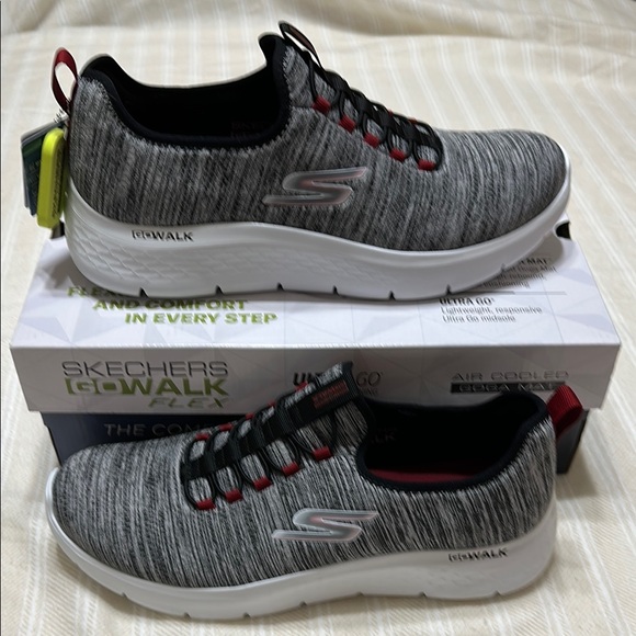 Skechers Other - Skechers Gray and White Sneakers new with tags